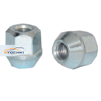 Гайка M12x1,25 (25) hex19 открытая, конус цинк (ИТАЛИЯ) 303765Z CF