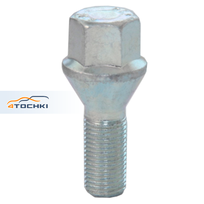 Болт M12x1,25 (56/ 28) hex17 конус цинк (ИТАЛИЯ) 303057Z CF