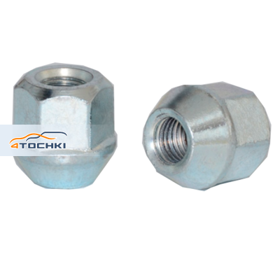 Гайка M12x1,25 (23) hex17 открытая, конус цинк (ИТАЛИЯ) 303365Z CF