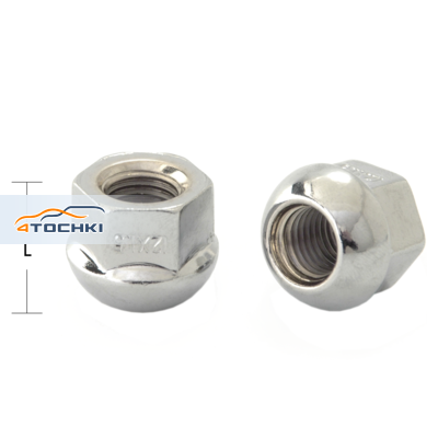 Гайка M12x1,25 (18) hex19 сфера R12, открытая CH (КИТАЙ) H-226S