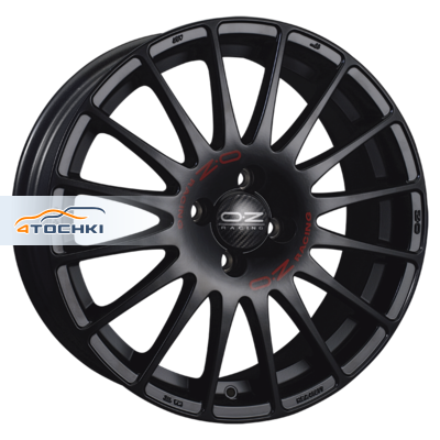 8x19/5x112 ET35 D75 Superturismo GT Matt Black + Red Lettering