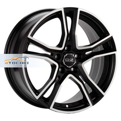 8x17/5x100 ET35 D68 Adrenalina Matt Black + Diamond Cut