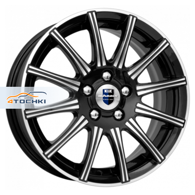 6x15/4x100 ET45 D67,1 Сиеста (КС474) Алмаз черный