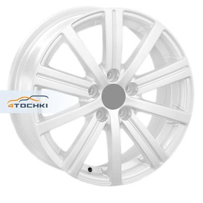 6x15/5x100 ET40 D57,1 VV61 White (конус, C570)