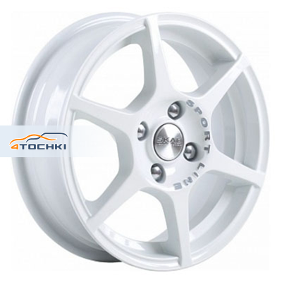 5,5x14/4x98 ET38 D58,6 Ягуар Алмаз белый