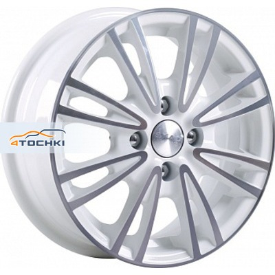 6x15/4x114,3 ET45 D67,1 Пантера Алмаз белый