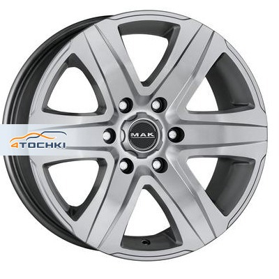 8,5x18/6x114,3 ET30 D66,1 Stone 4x4 T Silver
