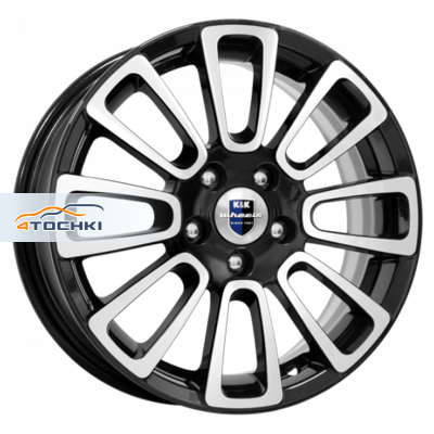 6x15/4x100 ET45 D54,1 Неман-оригинал (КС717) Алмаз черный