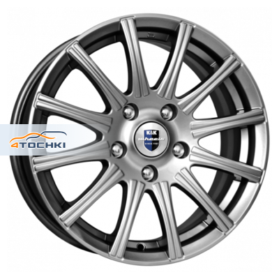 6x15/4x100 ET45 D67,1 Сиеста (КС474) Дарк платинум