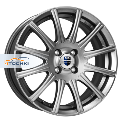6x15/4x100 ET50 D60,1 Сиеста-оригинал (КС474) Дарк платинум
