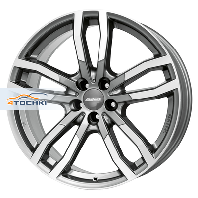 9,5x21/5x112 ET53 D66,5 DriveX Metal Grey Front Polished