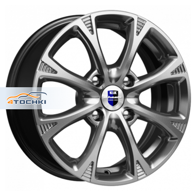 6x15/4x100 ET40 D60,1 Блюз-оригинал (КС606) Дарк платинум
