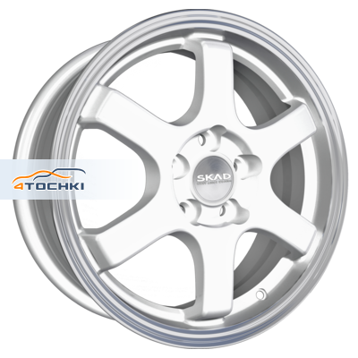 6x15/4x100 ET48 D54,1 Киото Алмаз белый (АРС 014 black)