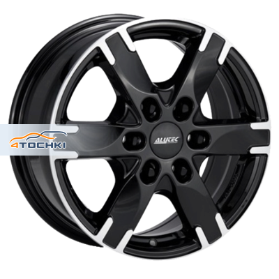 8x18/6x114,3 ET45 D66,1 Titan Diamant black front polished