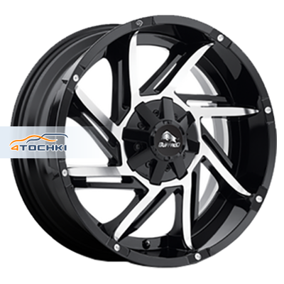 9x20/5x150 ET35 D110,1 BW-422 Gloss Black Machined Face