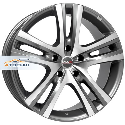 9,5x20/5x150 ET53 D110,2 Aria Gunmetal Mirror Face