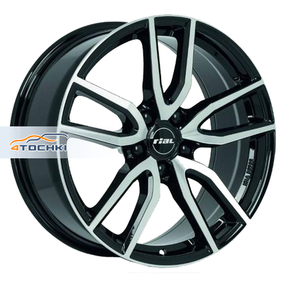 6,5x16/5x114,3 ET40 D70,1 Torino Diamant black front polished