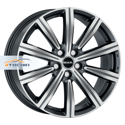 9x22/5x108 ET45 D63,4 Birmingham Gunmetal Mirror Face