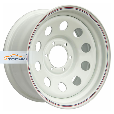 8x16/6x139,7 ET10 D110 Тойота Ниссан белый