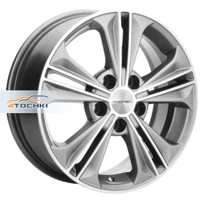 6x16/5x112 ET50 D57,1 KHW1603 (Jetta) G-Silver-FP