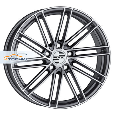 9,5x22/5x130 ET68 D71,6 Leipzig Gunmetal Mirror Face