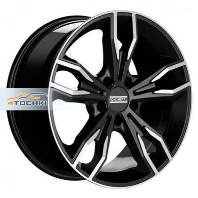 8x18/5x112 ET30 D66,5 Alke Gloss Black Machined