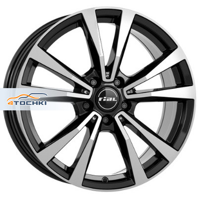 9x20/5x112 ET42 D66,5 M12X Diamant black front polished