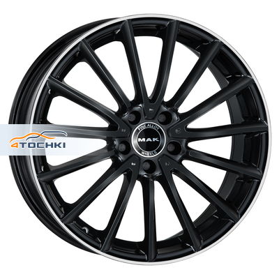 7,5x17/5x112 ET48 D66,6 Komet Gloss Black Mirror Ring