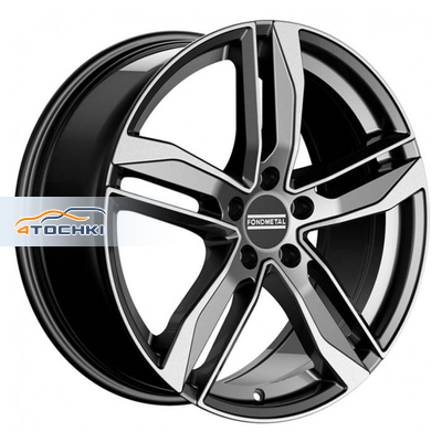8x18/5x112 ET48 D57,1 Hexis Gloss Black Machined
