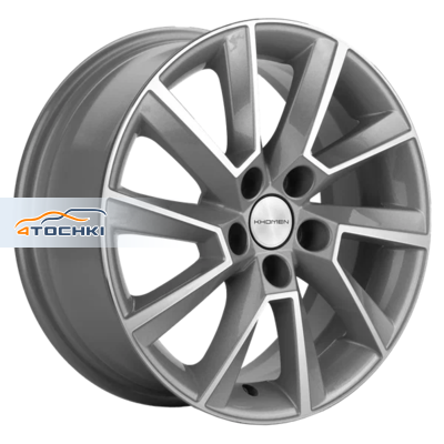 6x15/5x100 ET38 D57,1 KHW1507 (Rapid/Fabia) F-Silver-FP