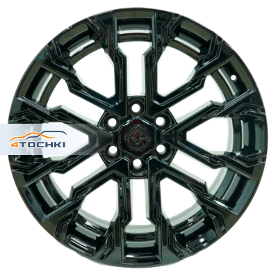 9x22/6x139,7 ET25 D77,8 AZIMUT 2205 (QX80/Patrol) Black matt
