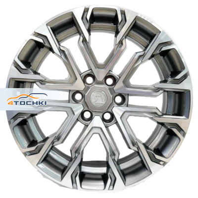 9x22/6x139,7 ET25 D77,8 AZIMUT 2205 (QX80/Patrol) Dark Chrome-FP