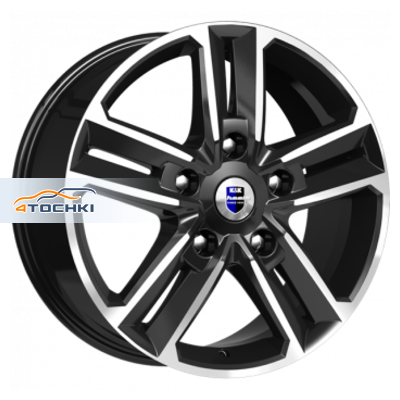 8x18/5x130 ET50 D71,6 Backfire (КС763) Алмаз черный