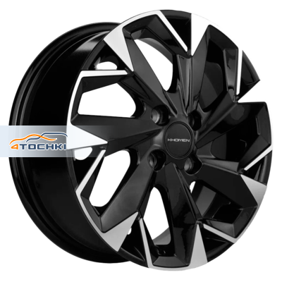 6x15/4x100 ET50 D60,1 KHW1508 (Vesta) Black-FP