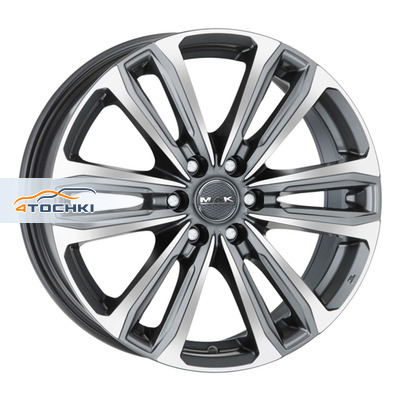 8x18/6x139,7 ET50 D93,1 Safari 6 Gunmetal Mirror Face