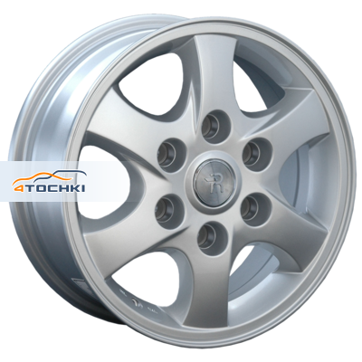 6x15/6x139,7 ET30 D106,1 TY91 Sil (конус, C570)