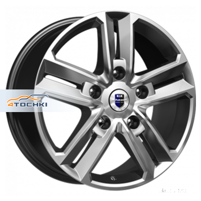 8x18/5x120 ET45 D67,1 Backfire (КС763) Дарк платинум