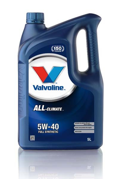 Масло моторное синтетическое VALVOLINE ALL CLIMATE  5W40  A3/B4 SN/CF   5L