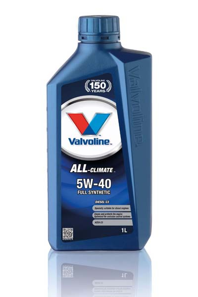 Масло моторное синтетическое VALVOLINE ALL CLIMATE DIESEL  5W40  C3 SN/CF   1L