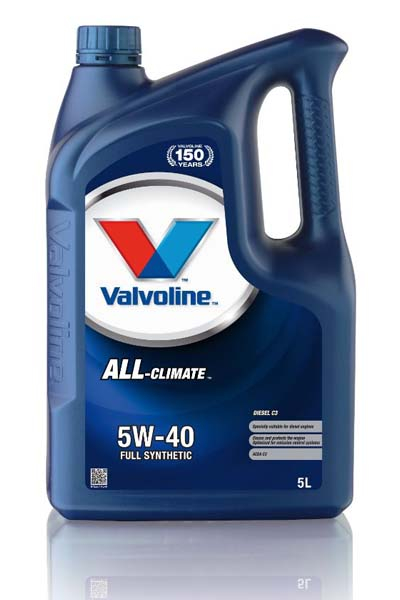 Масло моторное синтетическое VALVOLINE ALL CLIMATE DIESEL  5W40  C3 SN/CF   5L