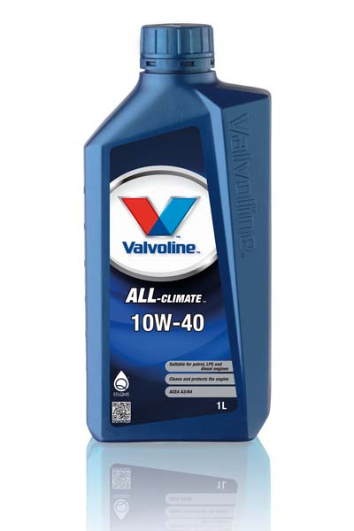 Масло моторное полусинтетическое VALVOLINE ALL CLIMATE 10W40   A3/B4 SN/CF   1L
