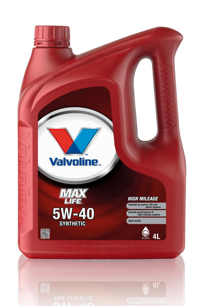 Масло моторное синтетическое VALVOLINE MAX LIFE  5W40   A3/B4 SN/CF   4L
