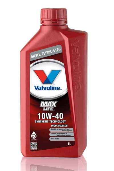 Масло моторное полусинтетическое VALVOLINE MAX LIFE 10W40   A3/B4 SN/CF   1L