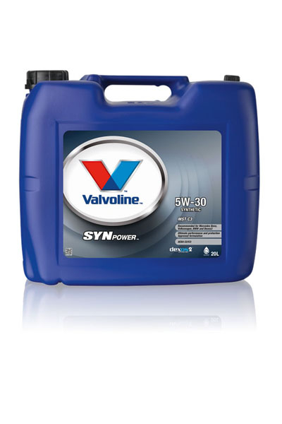 Масло моторное синтетическое VALVOLINE SYN POWER MST C3 5W-30  SN/CF  20L