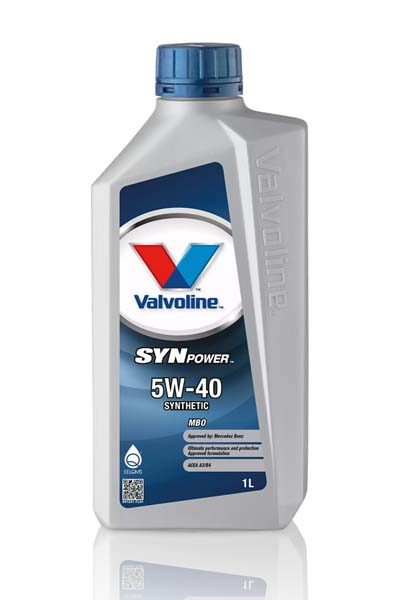 Масло моторное синтетическое VALVOLIN  SYN POWER MBO 5W-40  A3/B3 A3/B4  SL SM SN/CF  1L
