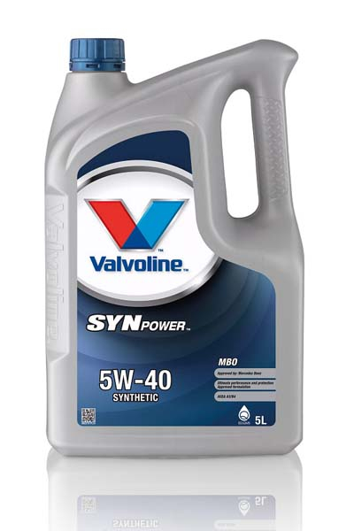 Масло моторное синтетическое VALVOLIN  SYN POWER MBO 5W-40  A3/B3 A3/B4  SL SM SN/CF  5L