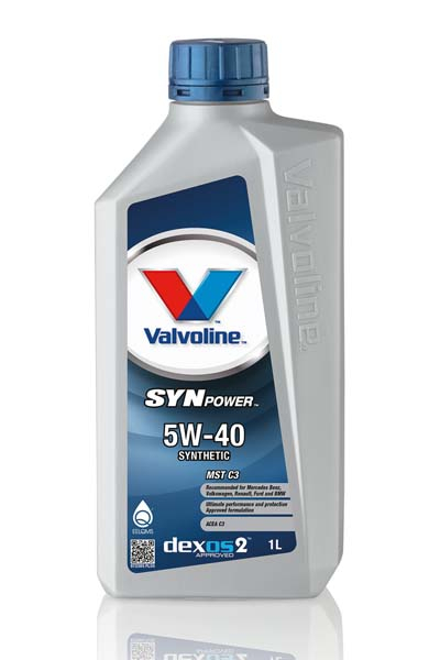 Масло моторное синтетическое VALVOLINE SYN POWER MST C3 5W-40  SM SN/CF   1L