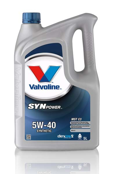 Масло моторное синтетическое VALVOLINE SYN POWER MST C3 5W-40  SM SN/CF   5L