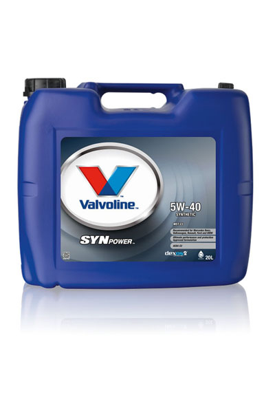 Масло моторное синтетическое VALVOLINE SYN POWER MST C3 5W-40  SM SN/CF   20L