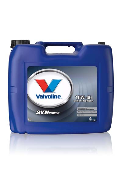 Масло моторное полусинтетическое VALVOLIN  SYN POWER 10W-40  A3/B3 A3/B4 SM SN/CF  20L